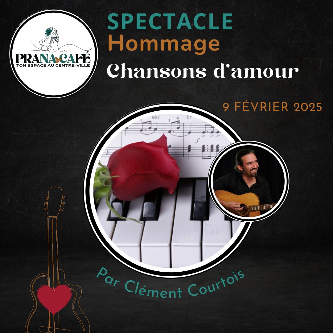 Spectacle : HOMMAGE CHANSONS D'AMOUR, dimanche 9 février 2025