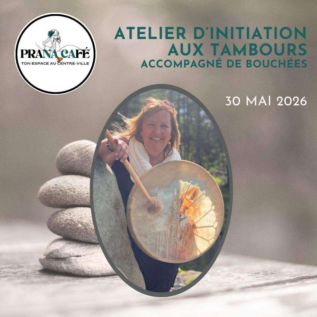 Atelier d'initiation aux tambours: samedi le 30 MAI 2026