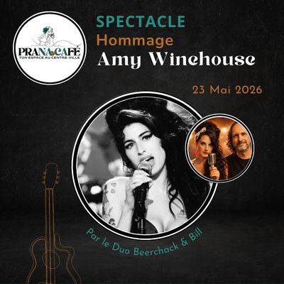 Spectacle HOMMAGE AMY WINEHOUSE, samedi 23 MAI 2026