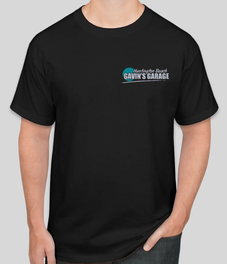 Gavin&#39;s Garage Huntington Beach Men&#39;s Graphic T-Shirt - Volkswagen Square Back