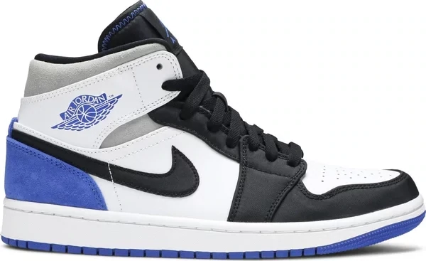 AJ 1 MID ROYAL HEEL