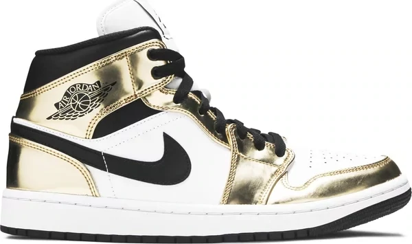 AJ 1 MID METALLIC GOLD GS