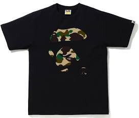 BAPE 1ST CAMO APE FACE BLACK/YELLOW