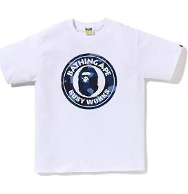 BAPE COLOR CAMO BUSY WORKS WHITE/NAVY