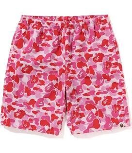 BAPE PINK COLOR CAMO SWIM TRUNKS