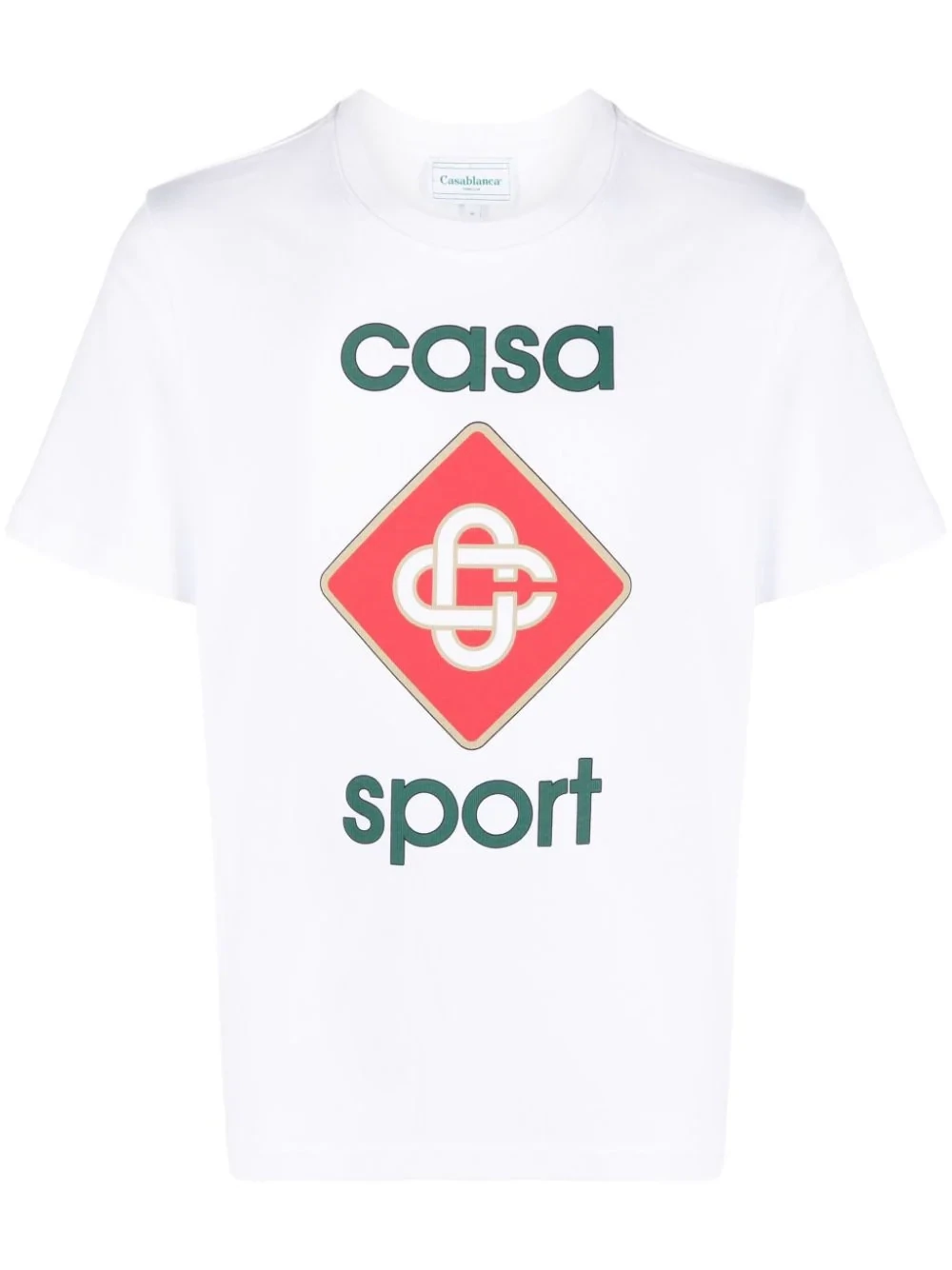 CASA BLANCA CASA SPORT SCREEN PRINTED TEE WHITE