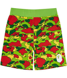 BAPESTA MULTI COLORED SHORTS L*