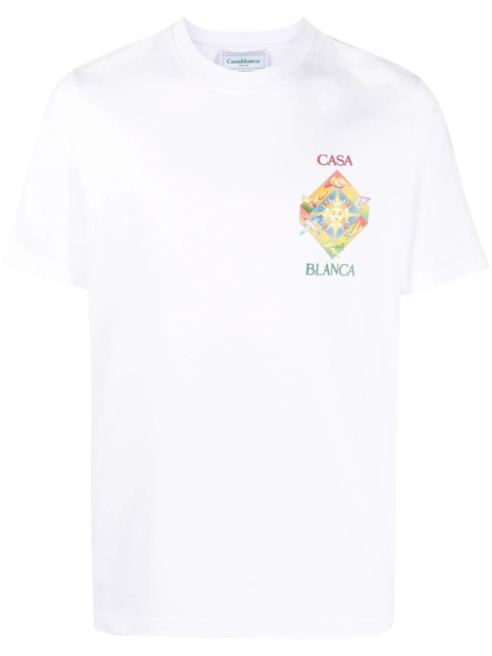 CASA BLANCA LES ELEMENTS PRINTED TEE WHITE