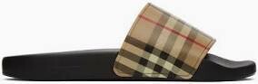 BURBERRY CHECK FURLEY SLIDES 10 (43)