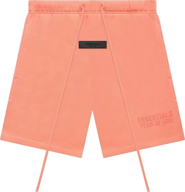 ESSENTIALS CORAL SWEAT SHORTS