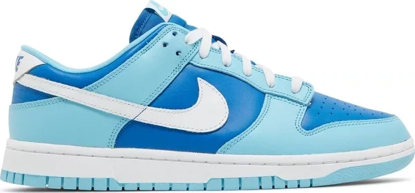 NIKE DUNK LOW WHITE ARGON BLUE FLASH