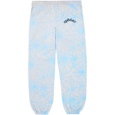 SP5DER OG WEB GREY/BLUE SWEATPANTS
