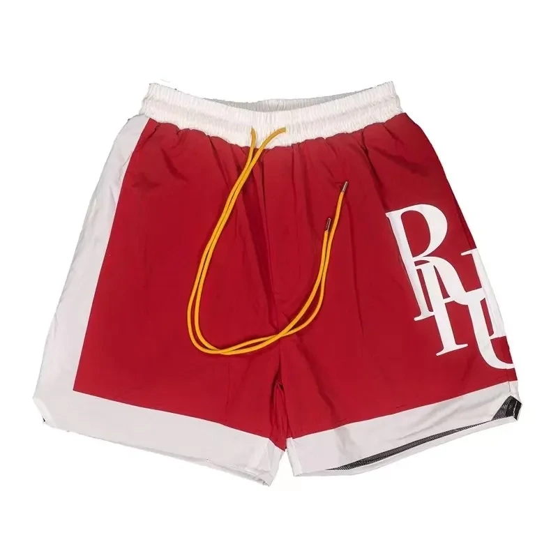 RHUDE SIDE LOGO RED SHORTS