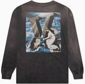 SAINT MICHAEL X VLONE MARIA L/S TEE BLACK