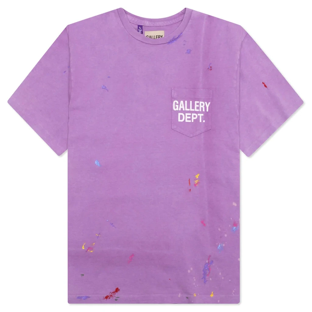 GALLERY DEPT VINTAGE LOGO TEE PURPLE