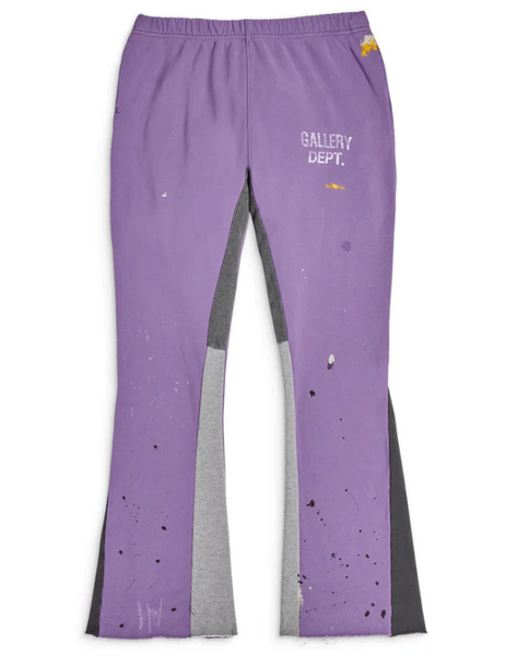 GALLERY DEPT LOGO FLARE SWEATPANTS PURPLE