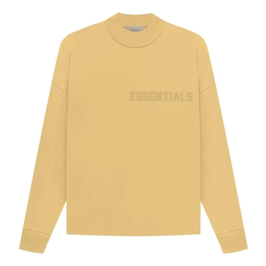 ESSENTIALS L/S TEE LIGHT TUSCAN