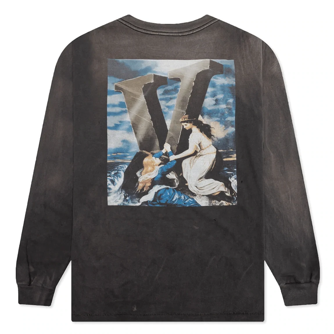 SAINT MICHAEL X VLONE MARIA L/S TEE-BLACK-BLACK