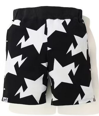 BAPESTA PATTERN SWEAT SHORT S*