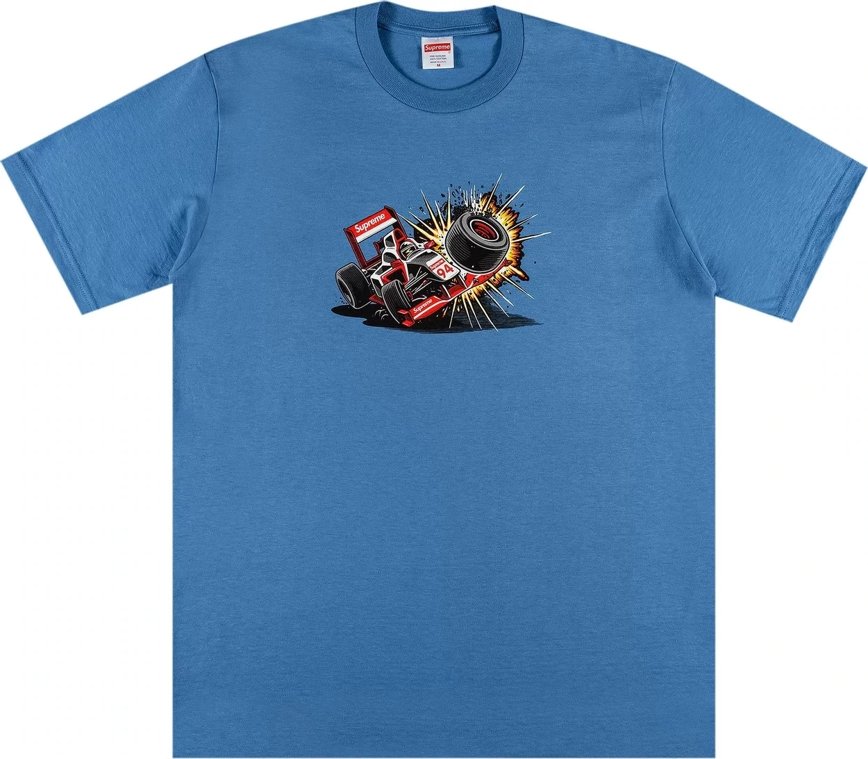 SUPREME CRASH TEE DUSTY LIGHT ROYAL
