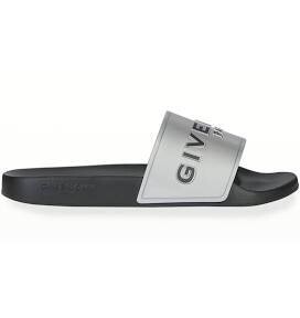 GIVENCHY SLIDE SILVER