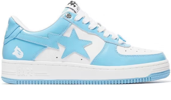 BAPESTA UNC AND WHITE