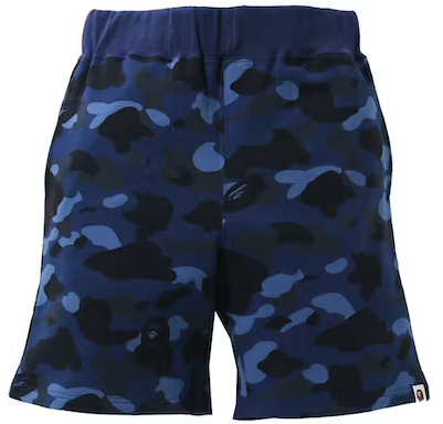 BAPE COLOR CAMO BLUE SHORTS