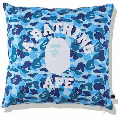 BAPE ABC BLUE CAMO PILLOW