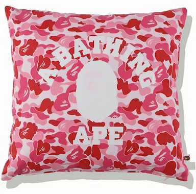 BAPE ABC PINK CAMO PILLOW