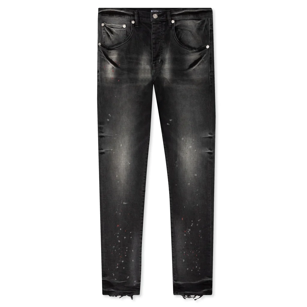 PURPLE BRAND VINTAGE SPOTTED BLACK WASH JEAN
