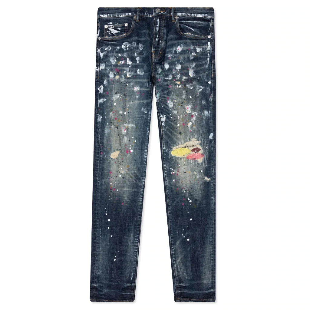 PURPLE BRAND MULTICOLOR STITCH REPAIR DENIM