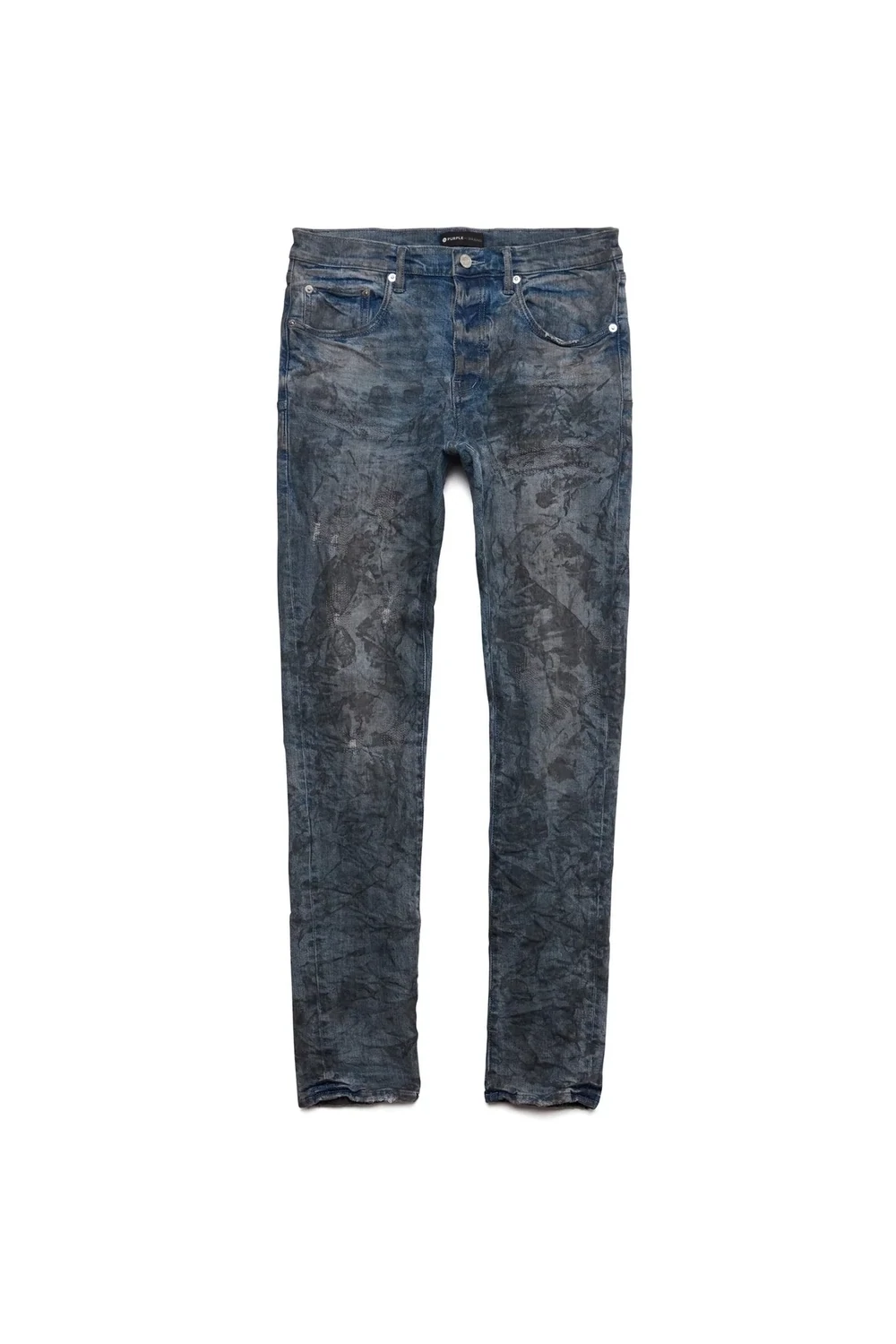 PURPLE BRAND INDIGO MECHANIC DIRTY BLUE JEANS