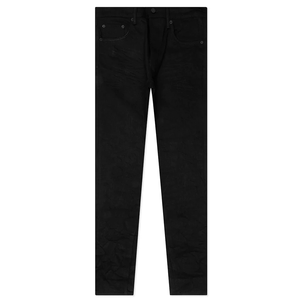 PURPLE BRAND BLACK RAW JEANS