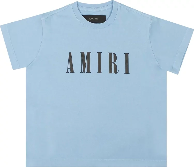 AMIRI SKY BLUE COTTON TEE
