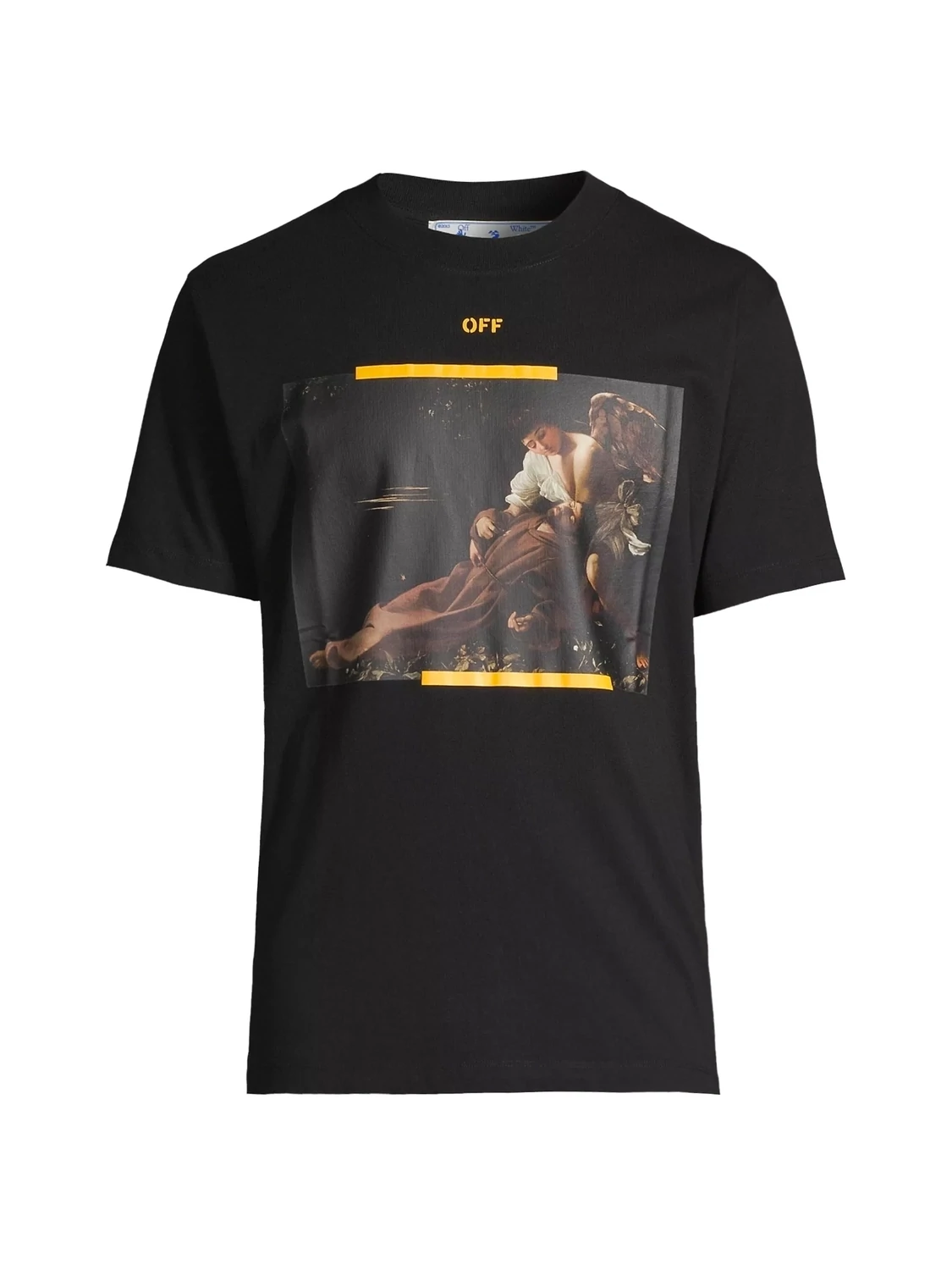 OFF-WHITE DIAG ARROW CARAV ST FRAN TEE BLACK