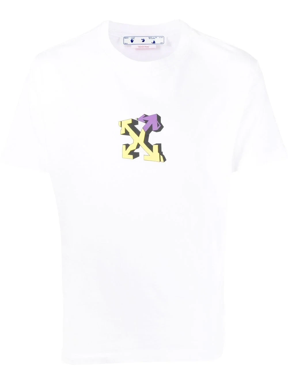 OFF-WHITE WIZARD SLIM WHITE TEE