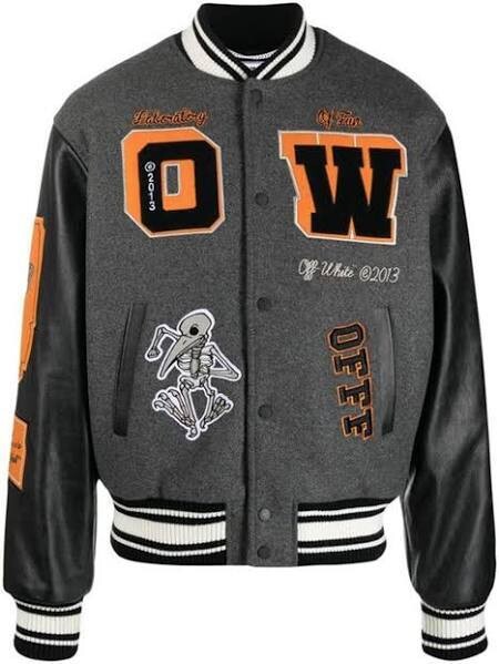 OFF-WHITE VARSITY BOMBER JACKET