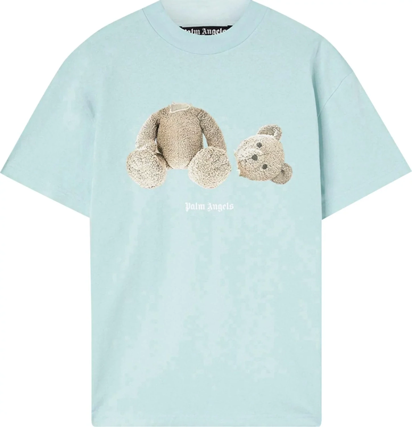 PALM ANGELS CLASSIC KILL THE BEAR AQUA TEE