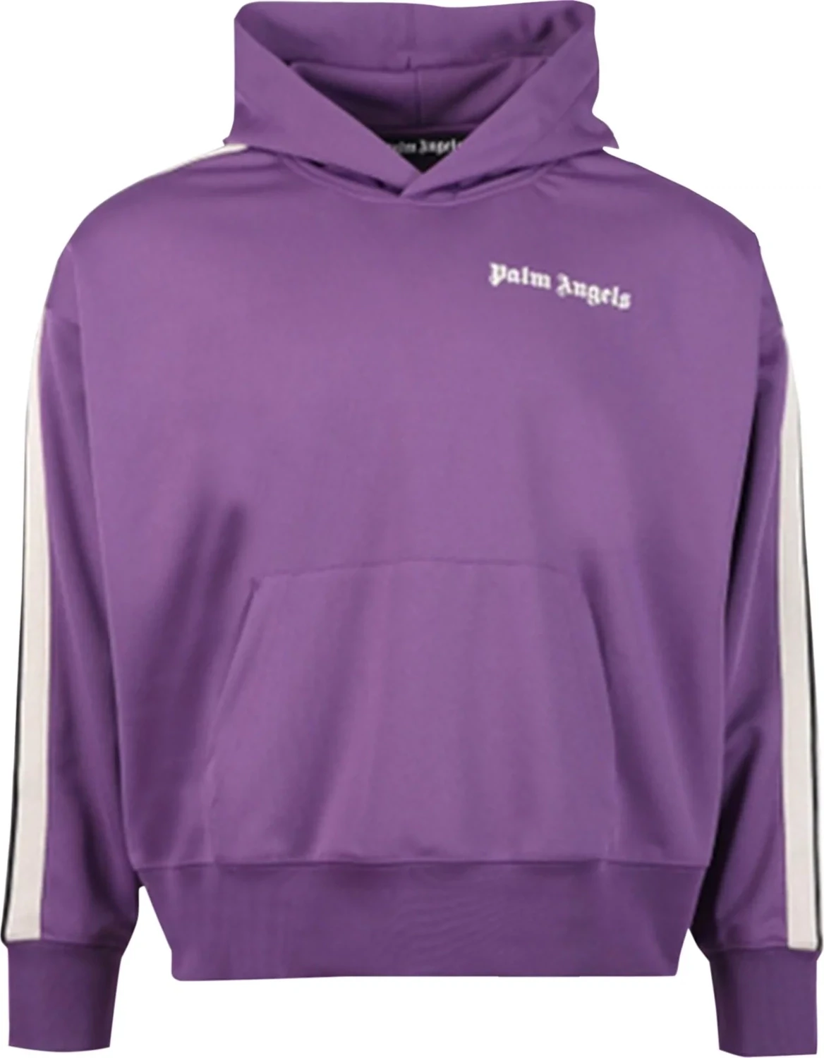 PALM ANGELS TRACK HOODIE PURPLE/OFF WHITE
