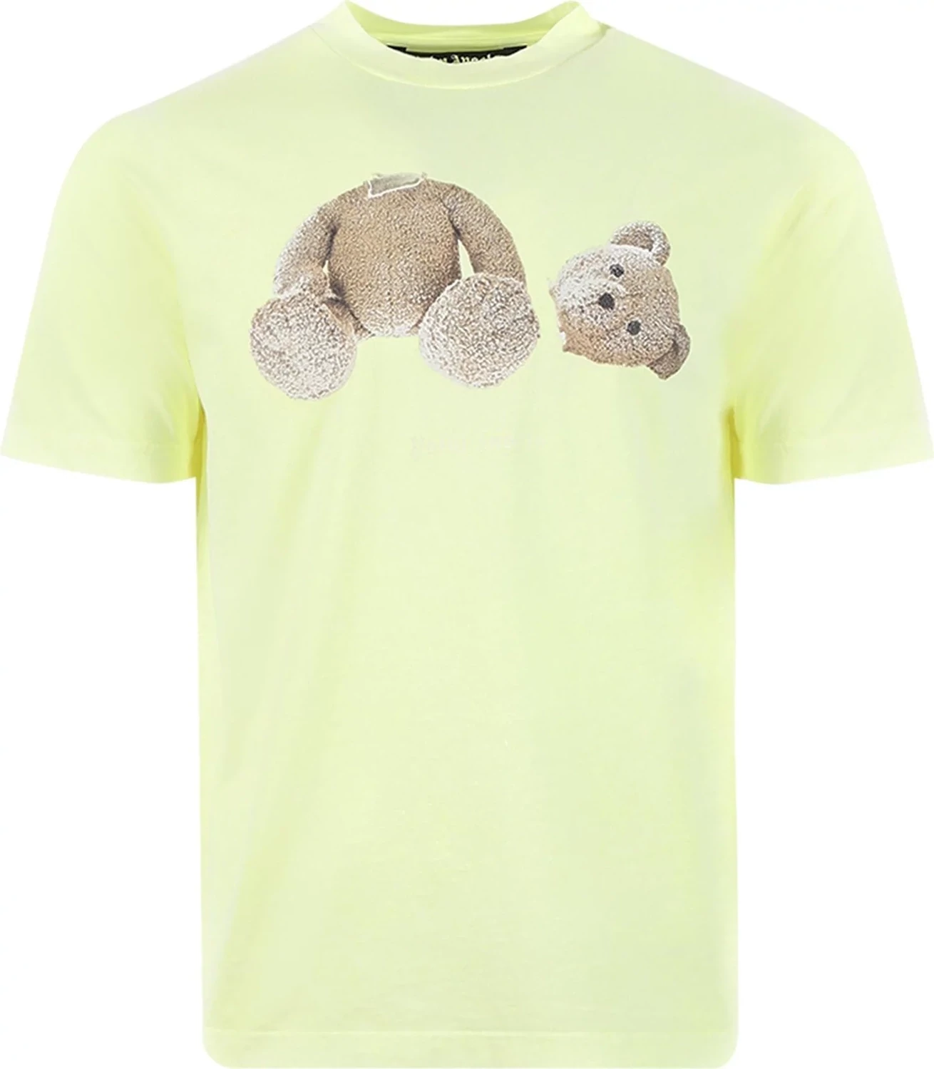 PALM ANGELS CLASSIC BEAR TEE FLUORESCENT GREEN