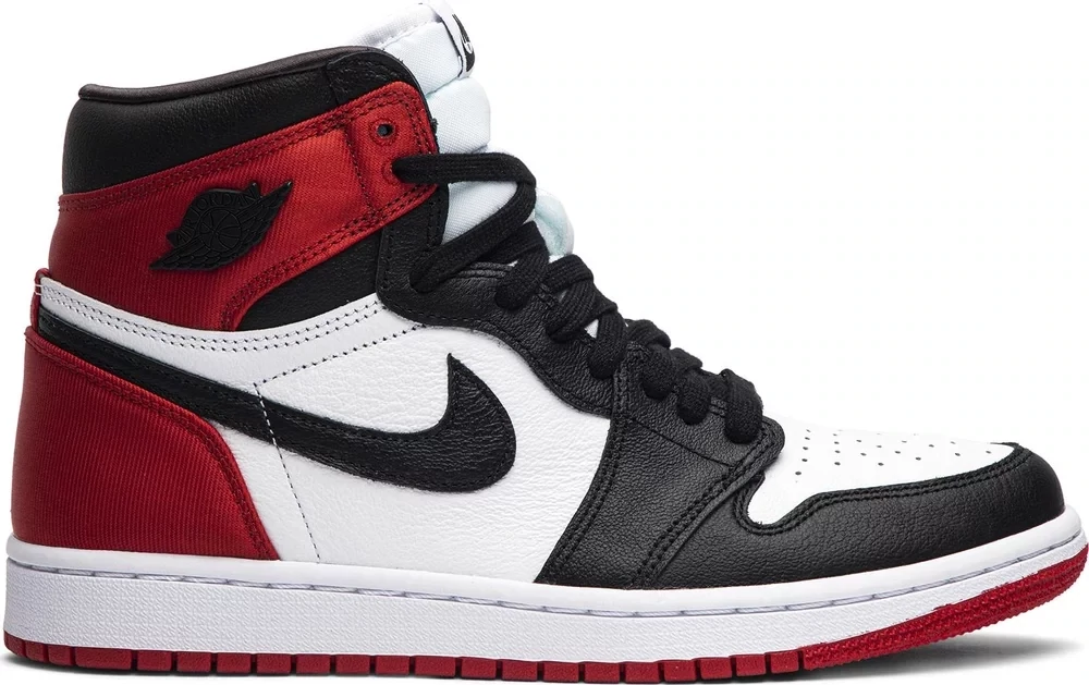 AJ 1 SATIN BLACK TOE
