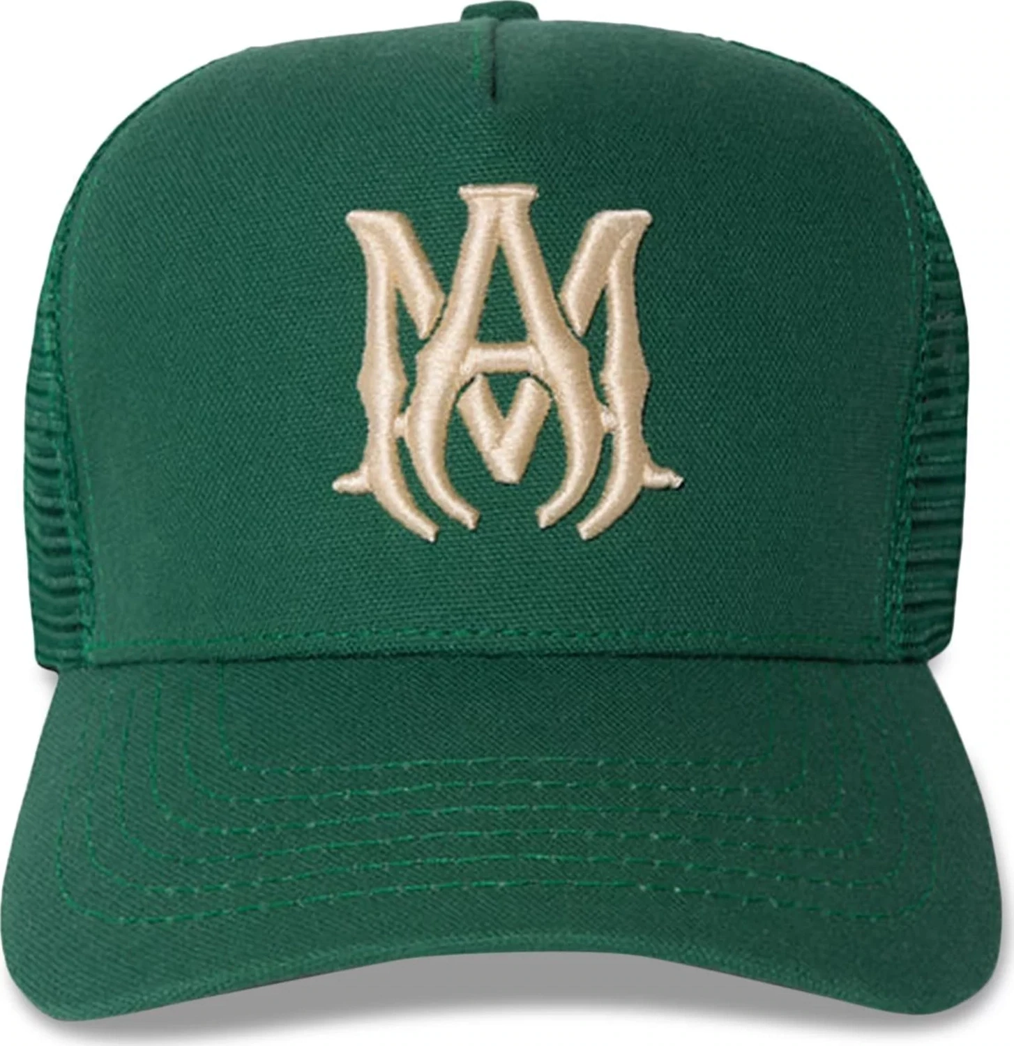 AMIRI GREEN MA LOGO TRUCKER