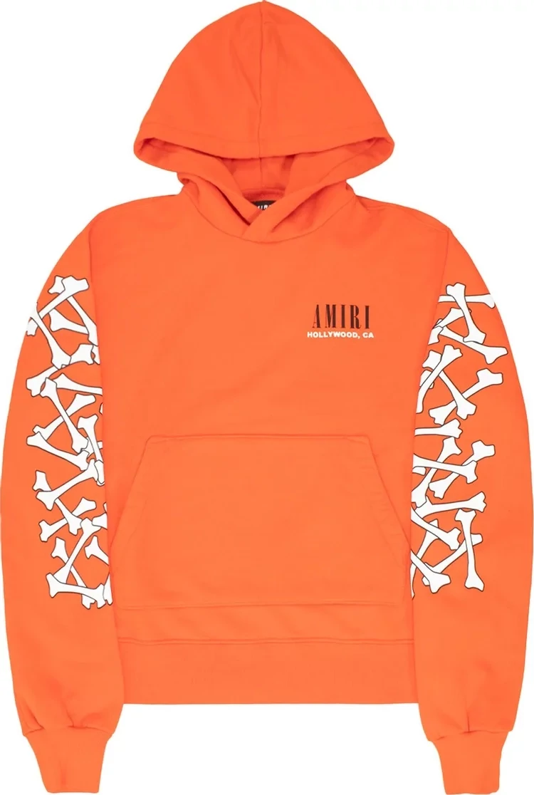 AMIRI BONES HOODIE ORANGE