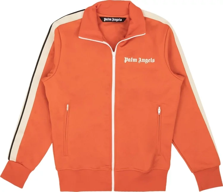 PALM ANGELS CLASSIC TRACK JACKET BRICK RED
