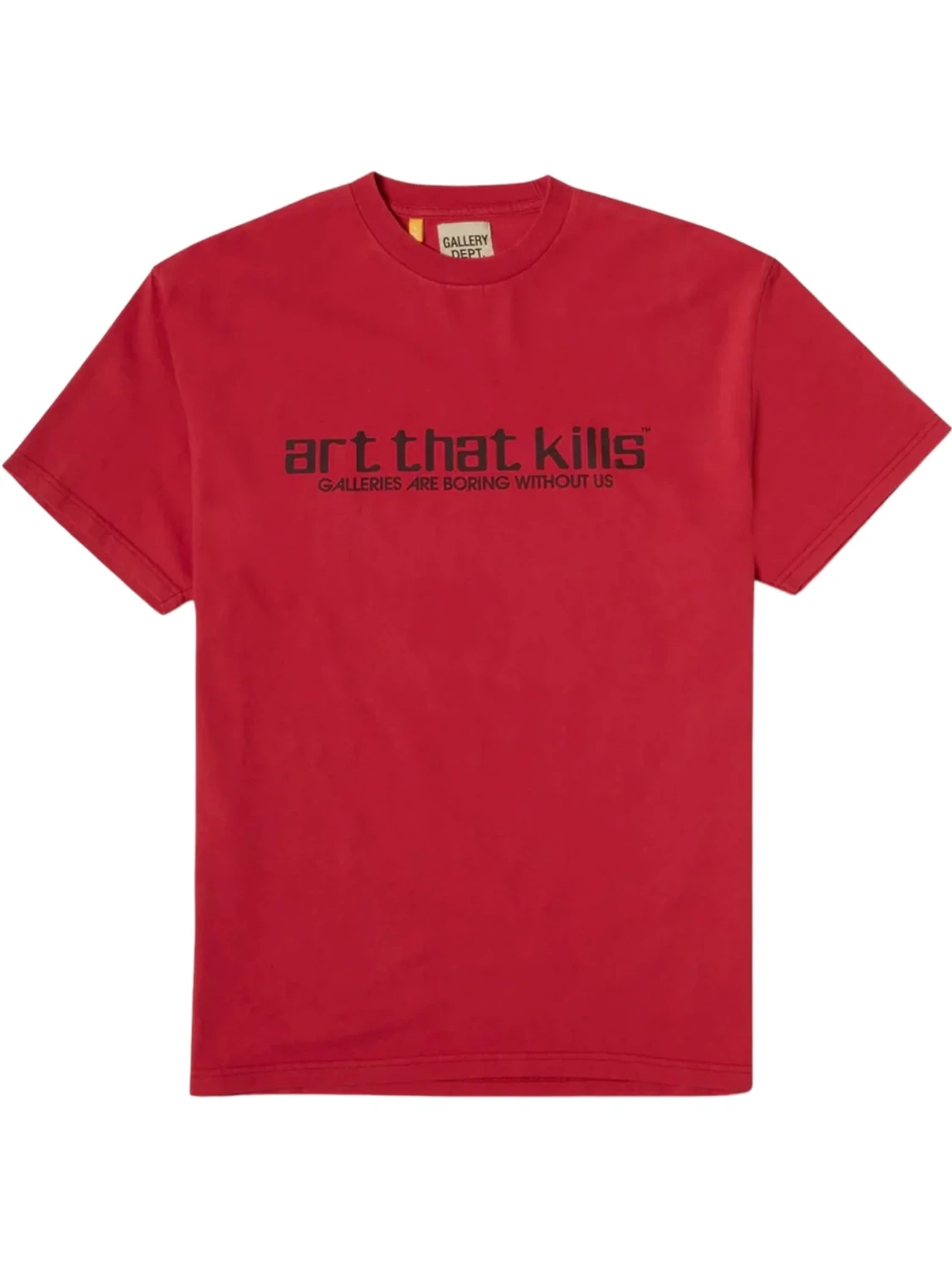 GALLERY DEPT ART THAT KILLS LOGO TEE RED