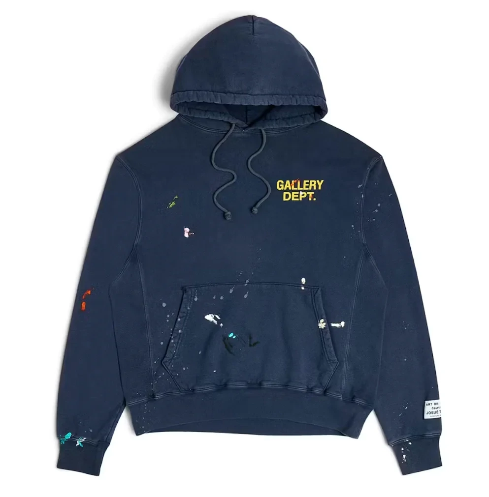 GALLERY DEPT LOGO HOODIE NAVY