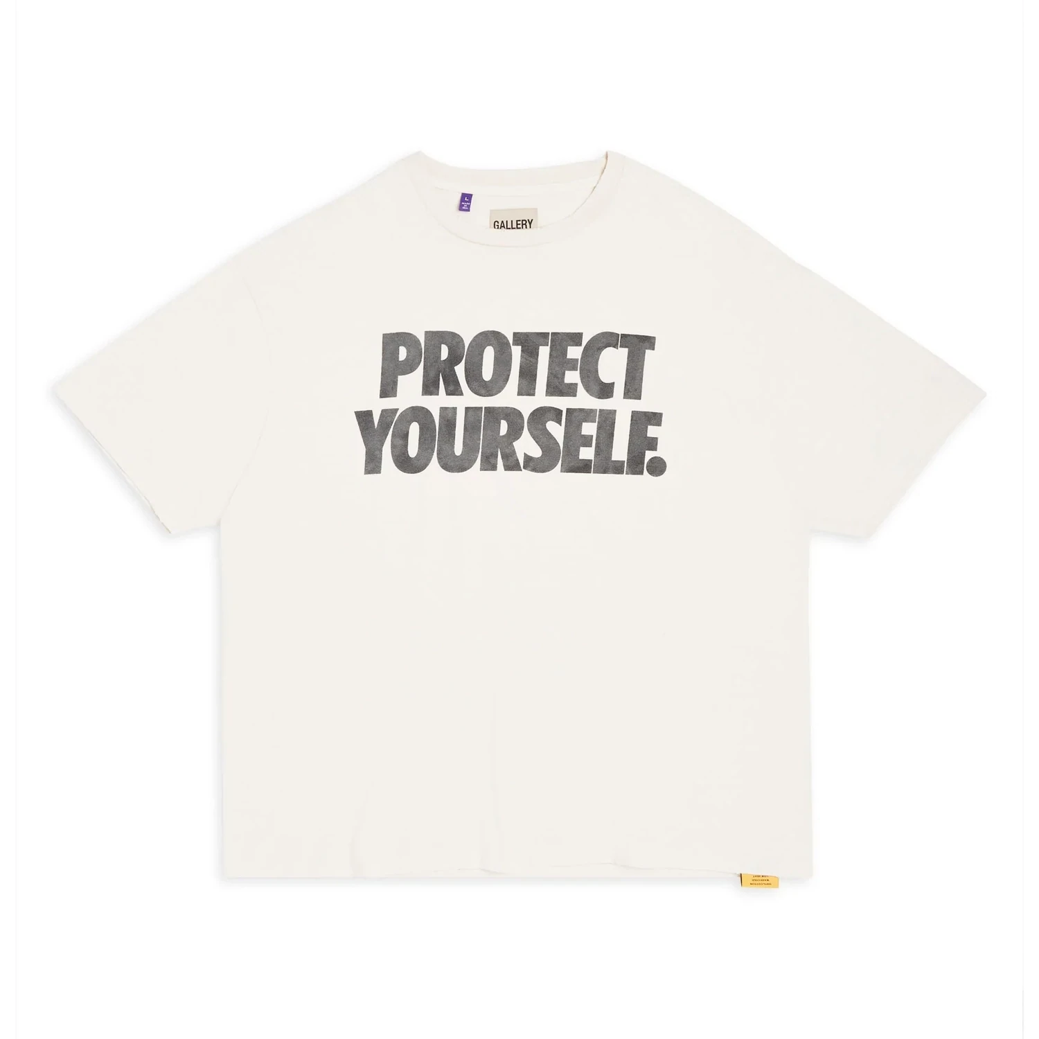 GALLERY DEPT PROTECT YOURSELF TEE ARCHIVAL WHITE