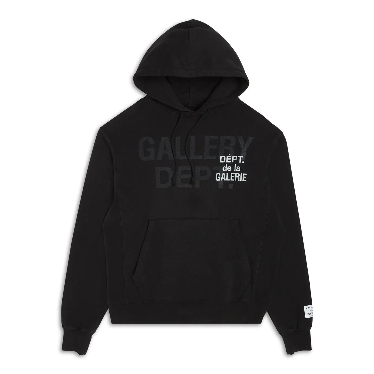 GALLERY DEPT LOGO HOODIE BLK