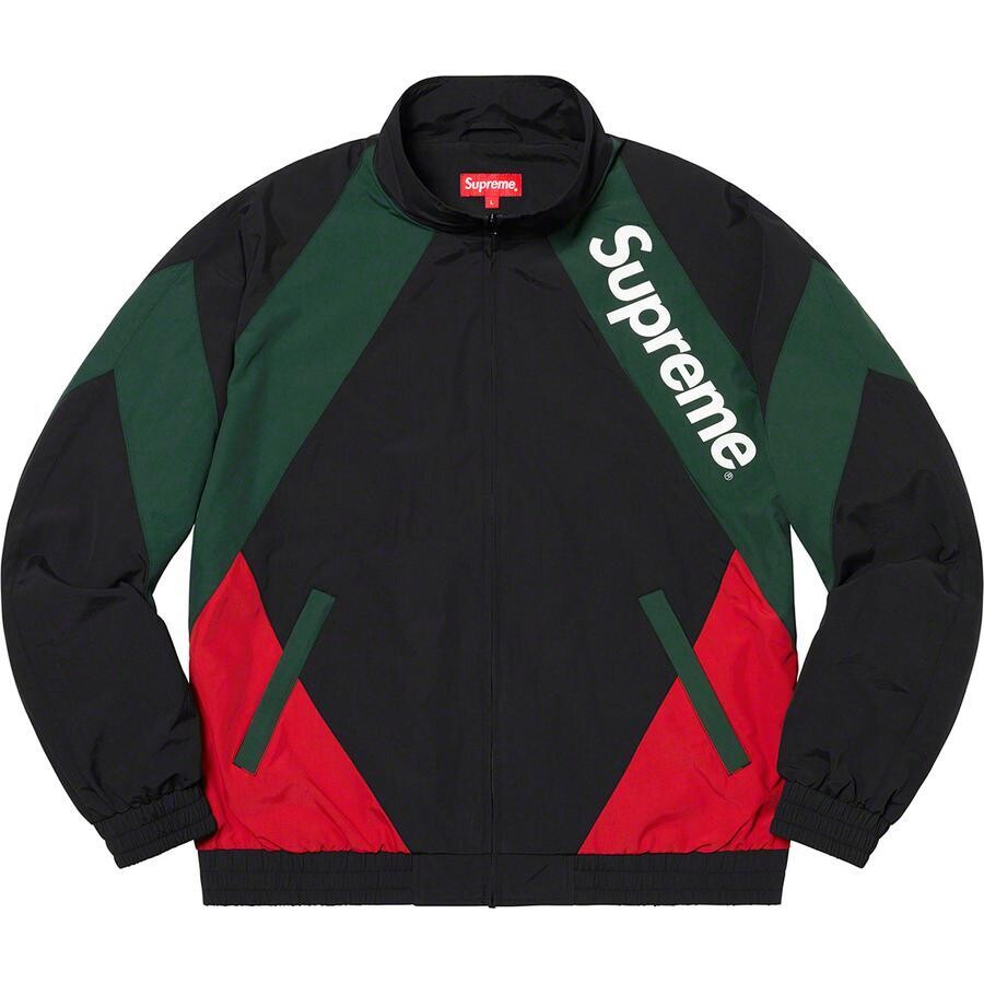 SUPREME PANELED TRACK JACKET BLACK