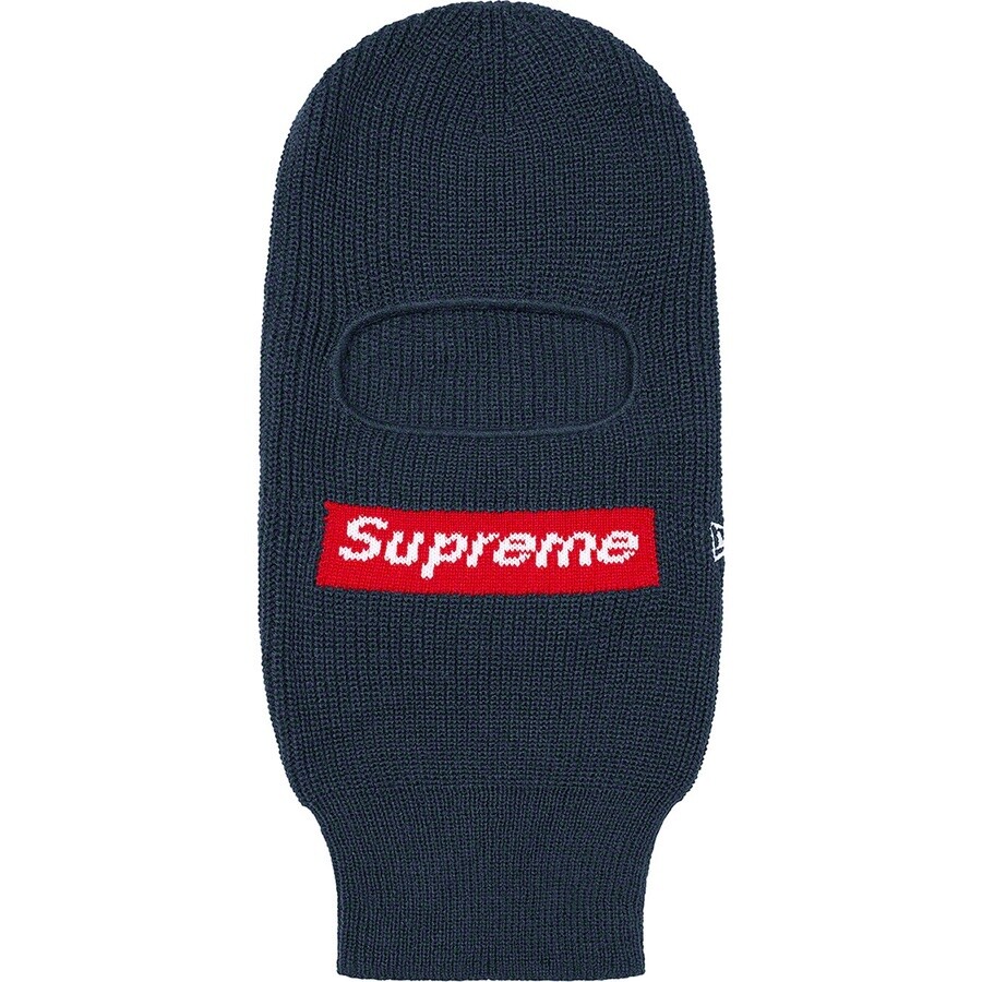 SUPREME NEW ERA BOX LOGO BALACLAVA NAVY SKI MASK